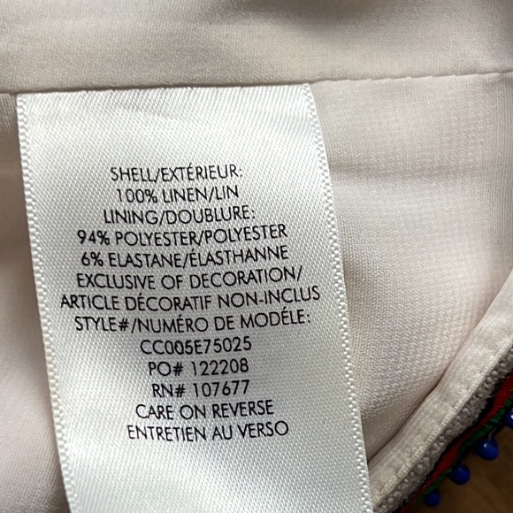 Alice + Olivia Esme Cropped Embroidered Top Size 2 - Picture 14 of 14